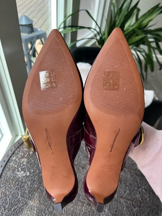 NEW MADEWELL THE EMILIE MULE IN DEEP PLUM LEATHER 9 - Picture 8 of 8